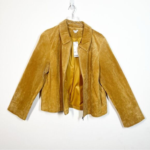 Kimchi Blue for Urban Outfitters NWT Women's Size XL Tan Sharona Suede Jacket - Picture 6 of 16